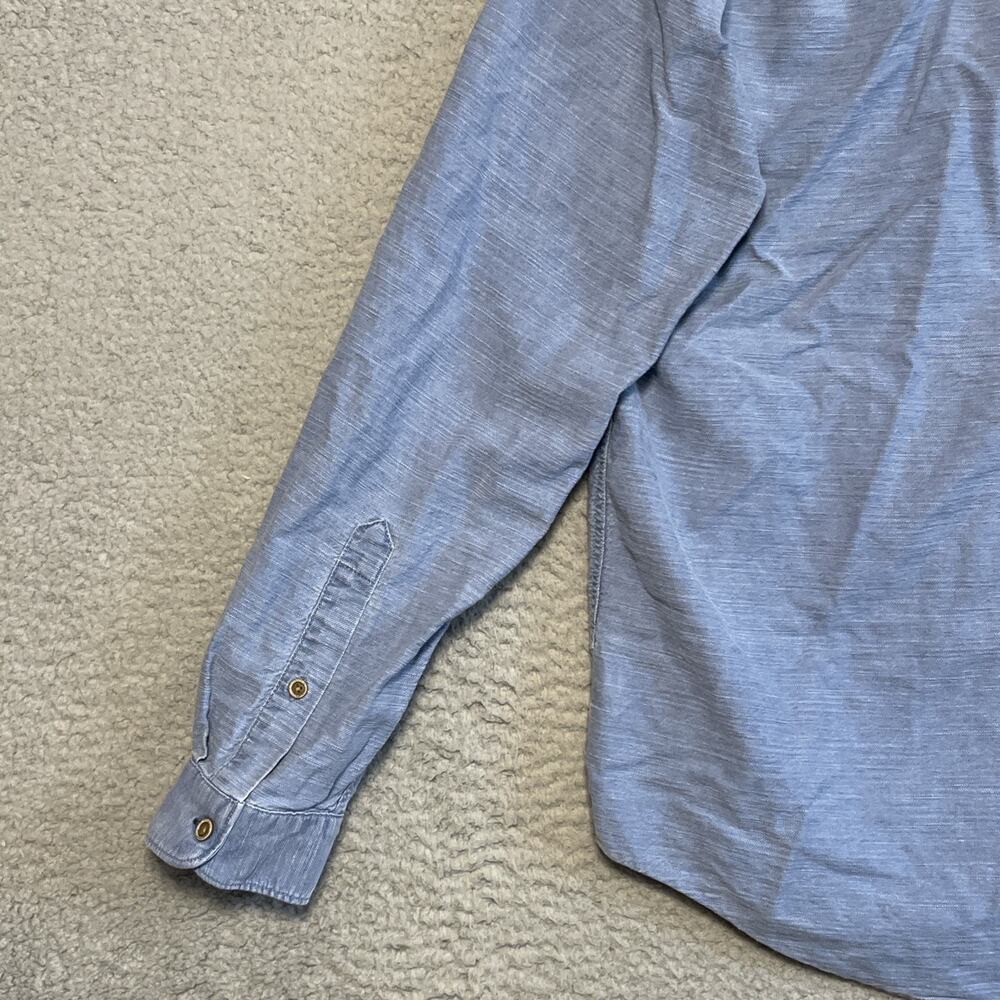 Zara Womens Relaxed Fit Oversized Denim Overshirt XL Pocket - Picture 14 of 15